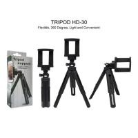 ราคา MINI TRIPOD / TABLE TRIPOD / UNIVERSAL TRIPOD HD30 ANTI-SLIP TRIPOD (16999359149)
