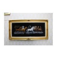 ราคา กรอบรูปมงคล/กรอบหลุยส์/ม้ามงคล8/ตัว/ขนาดกรอบพร้อมรูปภาพ43X85.5 ซม. ของขวัญ/ของที่ระลึก/เสริมการค้าขาย/เสริมโชคลาภ (6473344455)