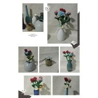 ราคา แจกัน แจกันหลากหลายรูปทรง แจกันญี่ปุ่น (ราคาไม่รวมดอกไม้ รับทำดอกไม้กำมะหยี่) (44301254909)