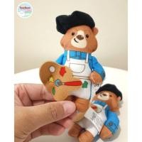 ราคา ตุ๊กตาหมีแพดดิงตัน paddington bear ชุดจิตรกร [มือสอง] (24105947042)