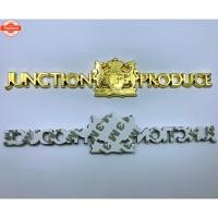 ราคา ล้างสต็อคpriceพิเศษ โลโก้ ติดรถ JUNCTION PRODUCE แต่งรถแ VIP งานโลหะ พร้อมเทปกาว DAD (42125433262)