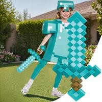 ราคา Minecraft MC ดาบของเล่น 20 นิ้วดาบปลอมสําหรับเด็กตลกคอสเพลย์ Props เครื่องแต่งกายอุปกรณ์เสริมบทบาทเล่น Party Supplies valnvn (44366302297)