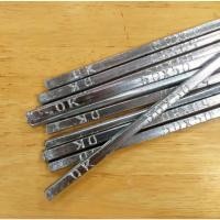 ราคา ตะกั่วแท่ง 50/50 ตรา OK ตะกั่ว ใช้บัดกรี บัดกรีโลหะ สังกะสี รอยรั่ว ท่อน้ำประปา รางน้ำ (ราคาต่อแท่ง) (17995399033)