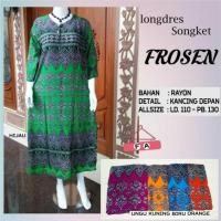 ราคา Frosted Songket Longdress - กระดุมหน้า - Bumil - Busui - เดรสแขนยาว - (27431865111)