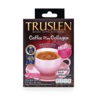 ราคา (คอลลาเจน) TRUSLEN Coffee Plus Collagen ทรูสเลน คอฟฟี่ พลัส คอลลาเจน(40ซอง/1กล่อง) (26203556863)