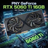 ราคา [มือสอง] การ์ดจอ PNY GeForce RTX 5060 Ti 16GB GDDR7 OC Dual Fan | ประกันศูนย์ SVOA เหลือยาว 3 ปี (ถึง ธ.ค. 71) (29143987201)