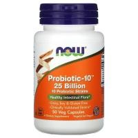 ราคา ✨พร้อมส่ง✨Now Foods, Probiotic-10, 25 Billion, 50 Veg Capsules (Exp:04/2024)✨ของแท้นำเข้าจากอเมริกา (10727565586)