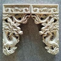 ราคา ไม้เนื้อแข็งแกะสลักขาวัว เสาหัวคาน แกะสลักมุมดอกไม้ สไตล์โบราณจีน สถาปัตยกรรมวิศวกรรม วัด (26888349056)