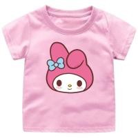 ราคา เสื้อยืดสำหรับเด็กชายและเด็กหญิงลาย Sanrio Kuromi Melody สบายๆ จากฝ้าย COD รหัส 6RLK (41977713377)