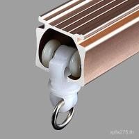 ราคา รางสไลด์หนาสองชั้นเซินโจว หยูเย่ ปิดเสียงผ้าม่านเดียวด้านบนด้านข้างติดตั้งติดตามอลูมิเนียมอัลลอยด์ม่านคู่มือติดตามราวม่าน KNXP (53302894787)