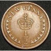 ราคา อังกฤษ (UK), ปี 1971, 1/2 New Penny, Queen Elizabeth II (10104536027)