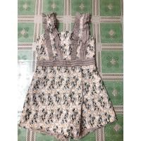 ราคา งานป้าย twins shop จั๊มสูทปักดอกเดซี่ทั้งชุดไซค์L (23386058724)