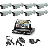 ราคา Mastersat CCTV AHD 1 MP ชุดกล้องวงจรปิด 8 กล้อง พร้อมจอมอนิเตอร์ 7'' (182368437)