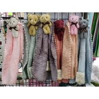 ราคา ผ้าเช็ดมือนาโนตุ๊กตาหมีมีที่ห้อยชุดล่ะ6ผืน/12ผิน (23019860408)