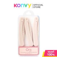 ราคา Oni Foldable Eyebrow Razor 3pcs #Sakura Pink มีดกันคิ้วพับได้โอนิ 3 ชิ้น สีชมพูซากุระ ใบมีดคม เรียบเนียน พกพาสะดวก. (23222230329)