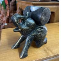 ราคา เชิงเทียนรูปช้างหมอบแกะสลักปิดทอง (29875237643)