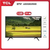 ราคา TCL ทีวี 32 นิ้ว LED HD 720P (รุ่น 32D2920) -DVB-T2- AV In-HDMI-USB-Slim ดิจิตอลทีวี (8662282864)