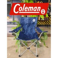 ราคา เก้าอี้ Coleman : Resort Chair (Navy Dot) เก้าอี้แค้มป์ปิ้ง ของมือสองญี่ปุ่น (20477668607)