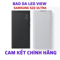 ราคา เคสหนัง Samsung Galaxy S22 Ultra Led View หน้าจอแจ้งเตือน LED ช่องใส่บัตรสะดวก สินค้าแท้ (40576481386)