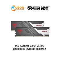 ราคา RAM(แรม) PATRIOT VIPER VENOM 32GB DDR5 [2x16GB] 5600MHZ (25716153716)