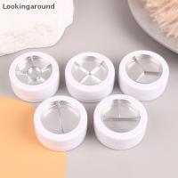 ราคา [LO] Empty Eye Shadow Case Makeup Palette Box Plastic Skylight Clear Lid Aluminium Pan Round Creamy Concealer Container TH (42018515634)