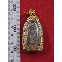 ราคา พระรอดกรุวัดมหาวันเนื้อดินเผาแก่ง จังหวัดลำพูนของแท้ให้พร้อมกรอบทองไมครอนแท้พร้อมแขวนบูชา (41467930640)