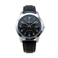 ราคา CASIO นาฬิกา ผู้ชายสายหนังสีดำ MTP-V008L-1BUDF (63196757)