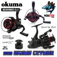 ราคา รอกตกปลา รอกสปินนิ่ง OKUMA CEYMAR CMBF-330 Baitfeeder Spinning Reel (แถมสปูน) (28607563907)