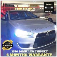 ราคา Mitsubishi Lancer Ex 6500k ไฟหน้า LED สีขาว/หลอดไฟหมอก - H7 H8 H9 H11 HB3 HB4 T15 T10 9012 9005 9006 ไฟเสา (49400851200)