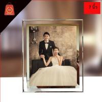 ราคา กรอบรูปกระจกคริสตอลขนาด7นิ้วขนาด5*7นิ้ว (1337885967)