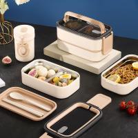 ราคา กล่องข้าว ปิ่นโต กล่องอาหาร 316 สไตล์ญี่ปุ่น สองเท่า-ชั้น สแตนเลสกล่องอาหารกลางวันนักเรียนผู้ใหญ่กล่องอาหารกลางวันสดเก็บกล่องฉีดน้ําความร้อนเตาอบไมโครเวฟ ก (51154430336)
