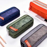 ราคา เดลี่ 6664 ความจุขนาดใหญ่กรณีดินสอกระเป๋าเครื่องเขียนที่เรียบง่ายสร้างสรรค์นักเรียนความจุขนาดใหญ่กรณีดินสอกรณีดินสอไม้บรรทัด (46354020686)