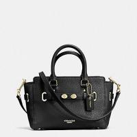 ราคา กระเป๋าถือ สะพาย COACH MINI BLAKE CARRYALL IN PEBBLE LEATHER (1791562510)