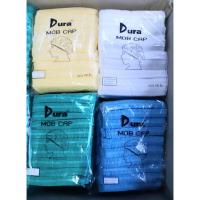 ราคา พร้อมส่ง+++ 50 และ100 ชิ้นต่อแพ็ค หมวกคลุมผม​ ใยสังเคราะห์ หมวกตัวหนอน​ ใช้แล้วทิ้ง สีฟ้า/สีเขียว/สีขาว/เหลือง/ม่วง dura (6032294140)