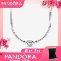 ราคา Pandora Moments สร้อยคอโซ่งูเงินสเตอร์ลิง S925 พร้อมกล่อง (53500670411)