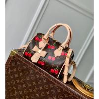 ราคา Louis Vuitton M13094 25 สไตล์ใหม่ Takashi Murakami Co-Branded Speedy 20 กระเป๋าถือสำหรับสุภาพสตรี ซีรีส์เชอร์รี่ กระเป๋าเมสเซนเจอร์สตรี (43477261652)