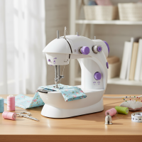 ราคา จักรเย็บผ้าขนาดเล็กแบบตั้งโต๊ะ พกพาสะดวก ขยายแป้นเหยียบ (40524988555)