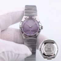 ราคา รุ่นใหม่ Omega Constellation Sapphire Mirror เครื่องควอตซ์นําเข้า 28mm (49303801172)