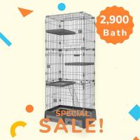 ราคา บ้านแมว กรงแมว ที่นอนแมว 3 ชั้น (มือสอง) (27285081300)
