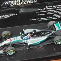 ราคา Mini Cut MINICHAMPS 1/43 2015 WDC Mercedes-Benz AMG F1 W06 44 #Hamilton (48703479234)