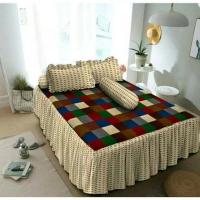 ราคา Kintakun Dluxe Queen Size 160 Rumorbai ผ้าคลุมเตียง Siera motif (24295617848)