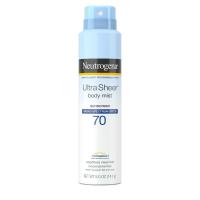 ราคา ครีมกันแดด Neutrogena Sunscreen Spray, Ultra Sheer Body Mist SPF 70 ขนาด 141g. (29976634371)