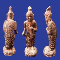 ราคา พ่อแก่ พ่อปู่ ฤาษีเดินดง เนื้อศิลาแลง ขนาด 5 นิ้ว สูง 13 นิ้ว (44170806557)