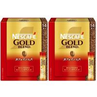ราคา Nescafe Gold Blend Decaf Stick Black 14P (2g/P) x 2 Boxes, Regular Soluble Coffee, Individually Pack (56453156845)