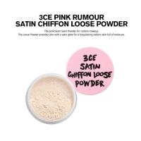 ราคา [พร้อมส่ง] 3CE PINK RUMOUR SATIN CHIFFON LOOSE POWDER (105272301)