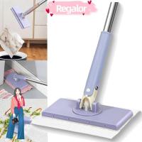 ราคา REGALOR No Wash Lazy Mops,สะดวกอัตโนมัติผ้าเปลี่ยนSnap-Grip Clever Mini Mop,ของขวัญเครื่องมือทําความสะอาดบ้านเปียกและแห้งใช้คลิปกวาดMopping Stick (42927966533)