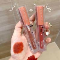 ราคา ลิป HERORANGE FLUFFY LIP GLAZE ลิปจิ้มจุ่ม เนื้อแมทเนื้อกำมะหยี่ เม็ดสีแน่น ติดทนนาน (แท่งสีแดงกล่องใส) (57952217557)