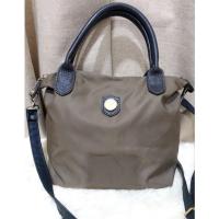 ราคา Bonfanti Borse ของแท้ กระเป๋าสะพายข้างมือสอง งานผ้าไนล่อน (25204765308)