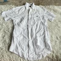 ราคา เสื้อเชิ้ต poloralph ผ้าลินิน 100% ปักม้าน้ำเงินป้ายติดxs (28932376424)