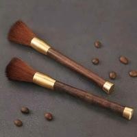 ราคา แปรงทําความสะอาดเครื่องชงกาแฟด้ามไม้สําหรับปัดฝุ่นผงกาแฟ ออสโมน์ (55702548592)